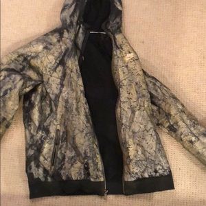 Spray painted Nike jacket (original black)